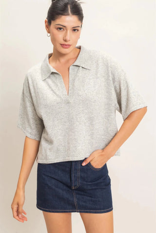 The Slow Morning Short Sleeve Sweater - The Salty BabeShort Sleeve Tops