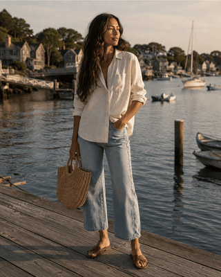 The Tide Line Wide-Leg Jean - The Salty BabeDenim Pants