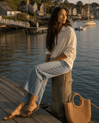 The Tide Line Wide-Leg Jean - The Salty BabeDenim Pants