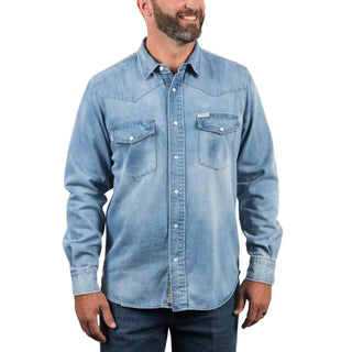 The Wyatt Shirt - Vintage Denim | The Salty Babe