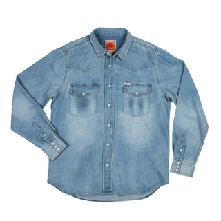 The Wyatt Shirt - Vintage Denim | The Salty Babe