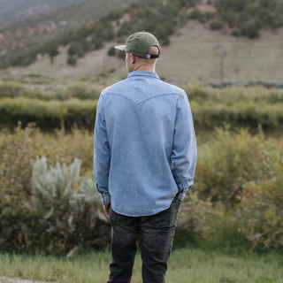 The Wyatt Shirt - Vintage Denim | The Salty Babe