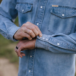 The Wyatt Shirt - Vintage Denim | The Salty Babe