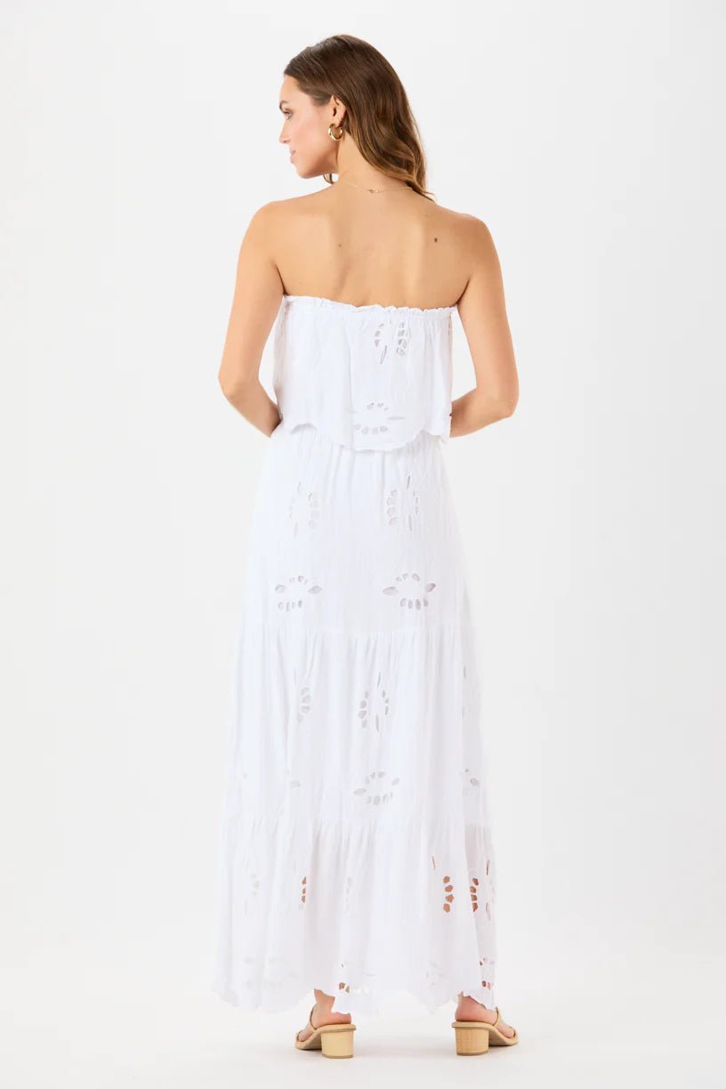 TIARE HAWAII Heliconia Skirt - White - The Salty BabeSkirts