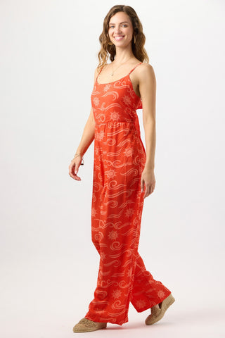 TIARE HAWAII Seashore Jumpsuit - Sol Coral - The Salty BabeJumpsuits