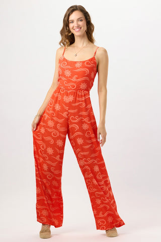 TIARE HAWAII Seashore Jumpsuit - Sol Coral - The Salty BabeJumpsuits