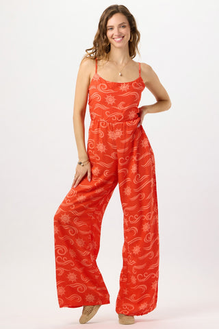 TIARE HAWAII Seashore Jumpsuit - Sol Coral - The Salty BabeJumpsuits