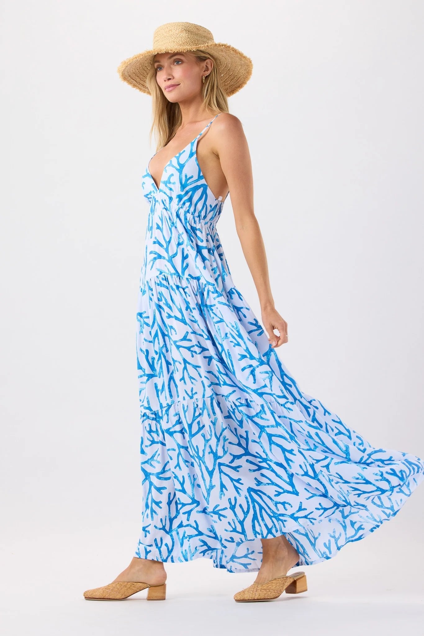TIARE HAWAII Waikiki Maxi Dress - Coral Reef Blue - The Salty BabeDresses