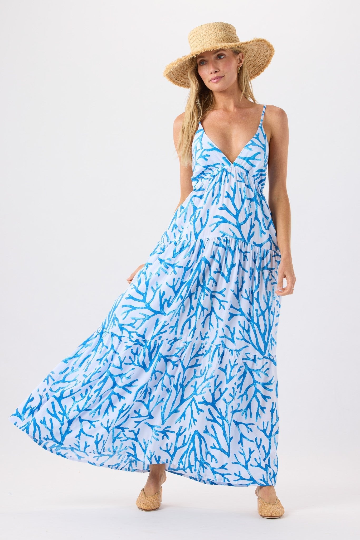TIARE HAWAII Waikiki Maxi Dress - Coral Reef Blue - The Salty BabeDresses