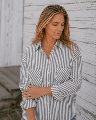 Tideline Stripe Shirt - The Salty BabeLong Sleeve Shirt