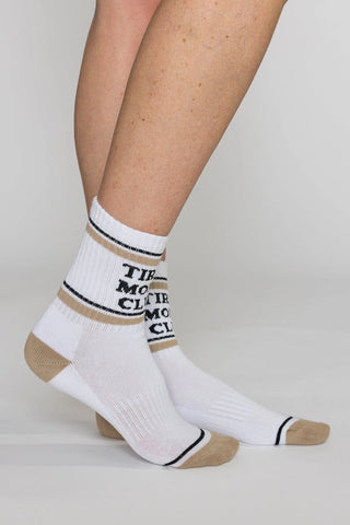 Tired Moms Club Crew Socks - The Salty Babesocks