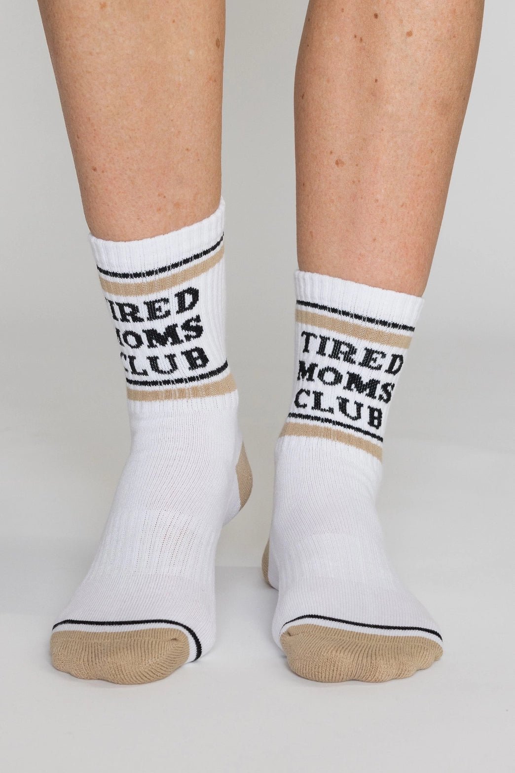Tired Moms Club Crew Socks - The Salty Babesocks