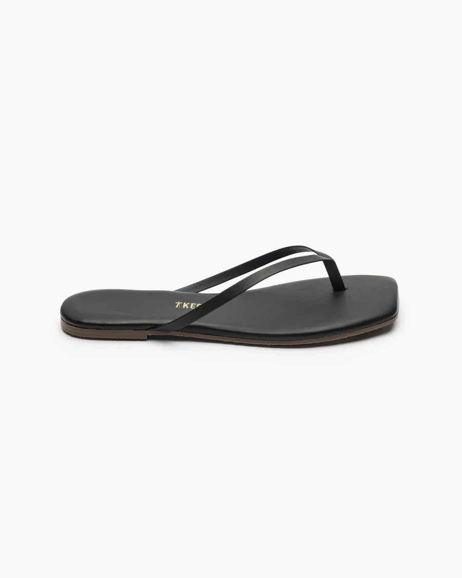 TKEES Lily Square Toe sandal - Black - The Salty BabeFootwear