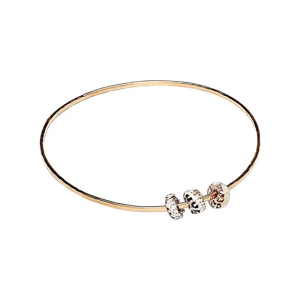 Tri - Puka Shell Bangle - The Salty Babebracelet