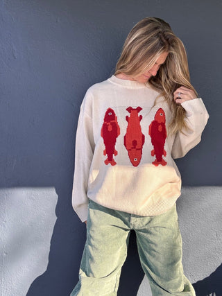 Triple Catch Sweater - The Salty BabeGraphic Sweatshirt