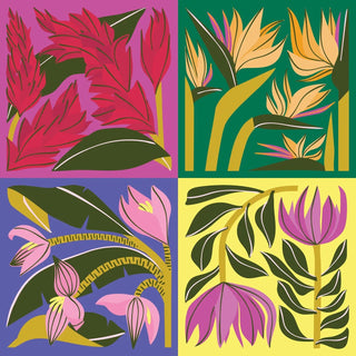 Tropical Bloom puzzle by Traci Yoshiyama - The Salty Babehomegoods