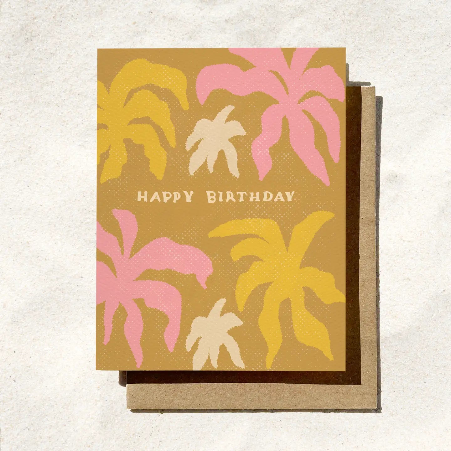 Tropical Palm Leaf Birthday Card - The Salty BabeGift
