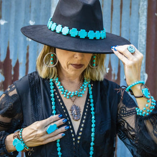 Turquoise Triple Strand Bracelet - The Salty BabeJewelry