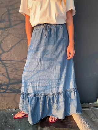 Twirlin' Around Maxi Skirt - The Salty BabeSkirts