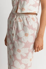 RHYTHM Mimi Floral Bias cut maxi skirt