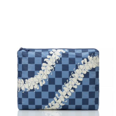 ALOHA COLLECTION Mid Overlei pouch- Current/Navy