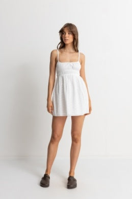 RHYTHM Fae Broderie mini dress