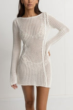 RHYTHM Seashell Crochet dress