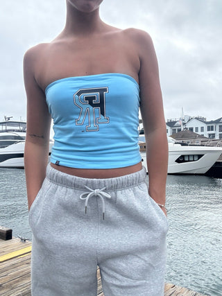 URI Tube Top - Light Blue - The Salty BabeTop