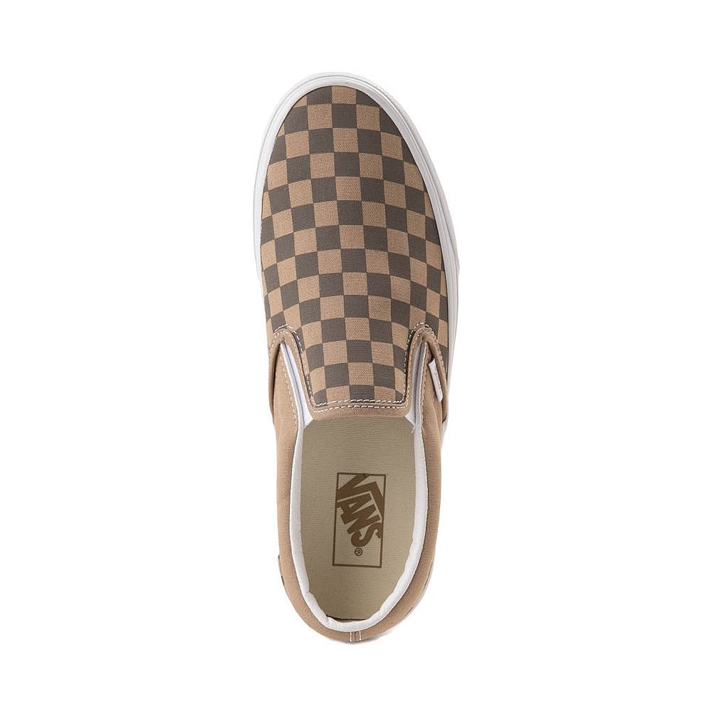 VANS Classic Slip - on sneaker - Canvas Block brown - The Salty BabeFootwear