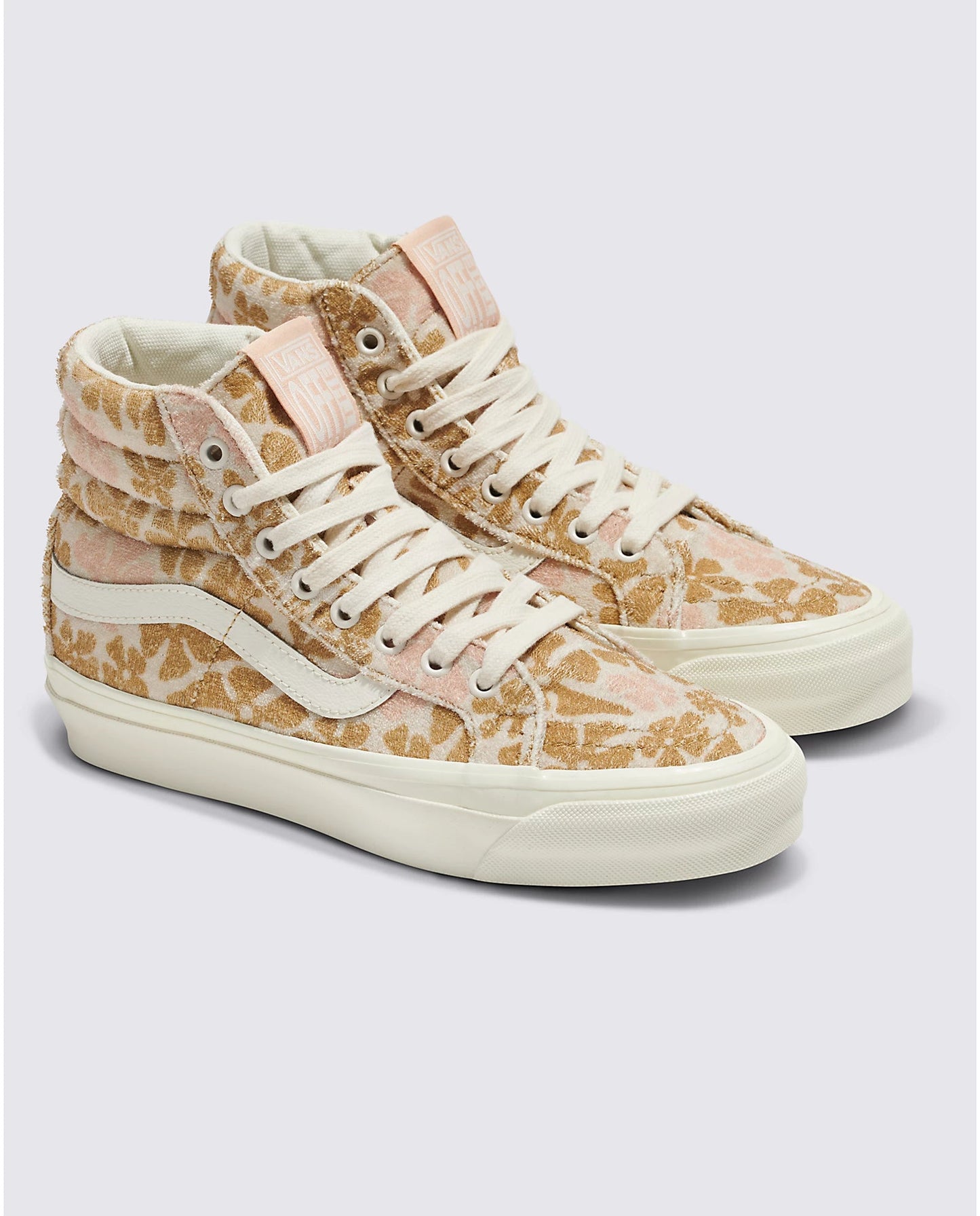 VANS SK8 - HI Reissue 38 sneaker - Groovy Floral Peach - The Salty BabeFootwear