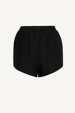 VITAMIN A Tallows Linen Short - Black - The Salty BabeShorts
