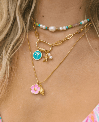 VOYAGE Hibiscus Necklace - The Salty BabeJewelry