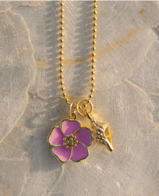 VOYAGE Hibiscus Necklace - The Salty BabeJewelry