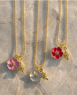 VOYAGE Hibiscus Necklace - The Salty BabeJewelry