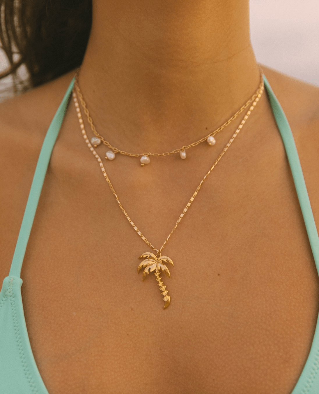 VOYAGE Royal Palm Necklace - The Salty BabeJewelry