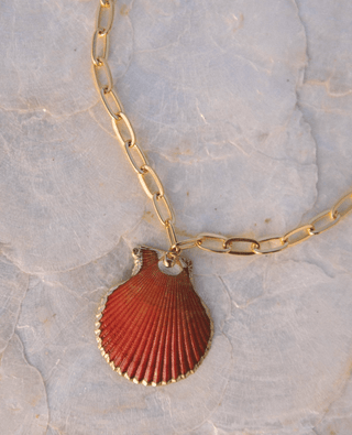 VOYAGE Scallop Shell Chain Necklace - The Salty BabeJewelry