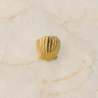 VOYAGE Scallop Shell Gold Ring - The Salty BabeRings