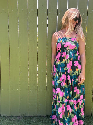 Water Hibiscus Maxi Dress - The Salty BabeDresses