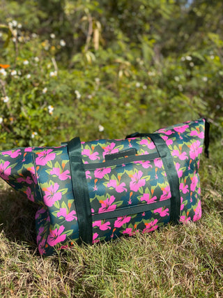 Water Hibiscus Neoprene Weekender Duffle Bag - The Salty BabeDuffle Bag