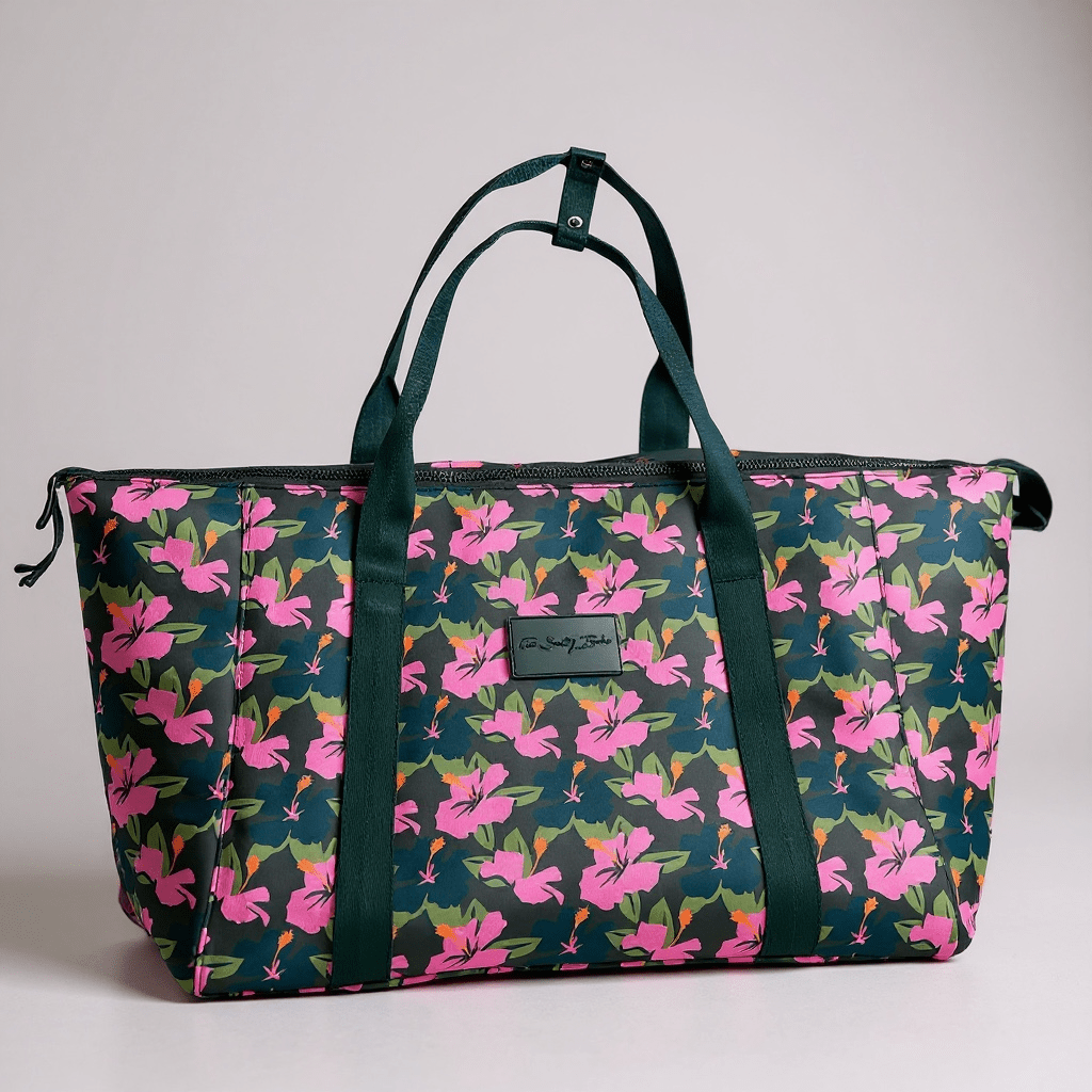 Water Hibiscus Neoprene Weekender Duffle Bag - The Salty BabeDuffle Bag