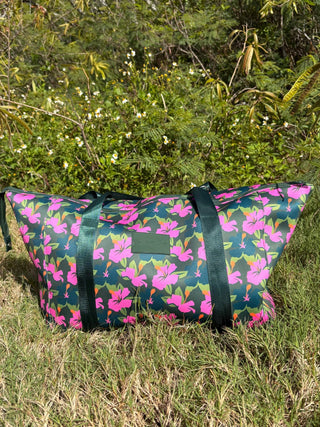 Water Hibiscus Neoprene Weekender Duffle Bag - The Salty BabeDuffle Bag