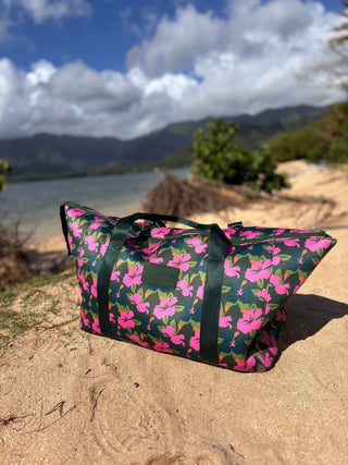 Water Hibiscus Neoprene Weekender Duffle Bag - The Salty BabeDuffle Bag