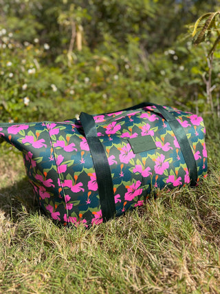 Water Hibiscus Neoprene Weekender Duffle Bag - The Salty BabeDuffle Bag