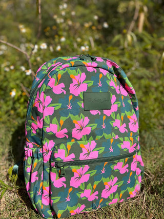 Water Hibiscus Nylon Backpack - The Salty BabeBackpacks