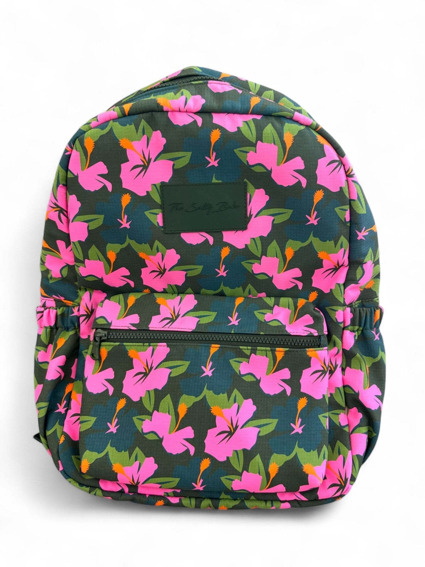 Water Hibiscus Nylon Backpack - The Salty BabeBackpacks