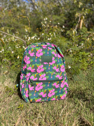 Water Hibiscus Nylon Backpack - The Salty BabeBackpacks