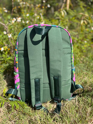 Water Hibiscus Nylon Backpack - The Salty BabeBackpacks