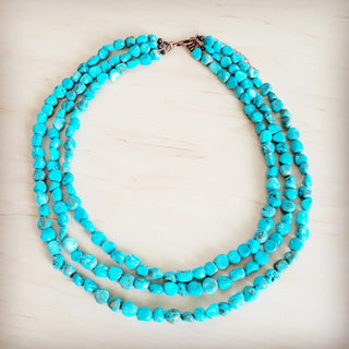 Western Boho Turquoise Collar Necklace - The Salty BabeJewelry