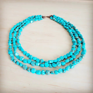 Western Boho Turquoise Collar Necklace - The Salty BabeJewelry