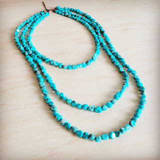 Western Boho Turquoise Necklace - The Salty BabeJewelry